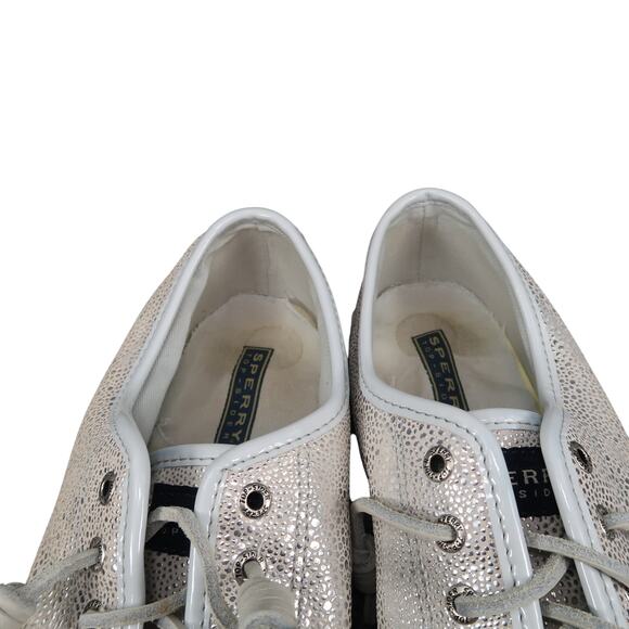 Sperry Shoes Womens 8 Seacoast Sneakers Casual Lifestyle Leather Top Sider - Picture 3 of 13